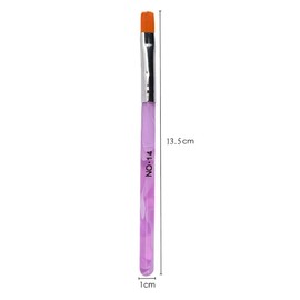 URAQT Nail Art Brushes Set, 7PCS Acrylic Nail Brush, Nail Art Pens Nail Art Tips Builder Brush, Professional Manicure Drill Drawing Brush Nail Art Tools for DIY Nail Art Designs