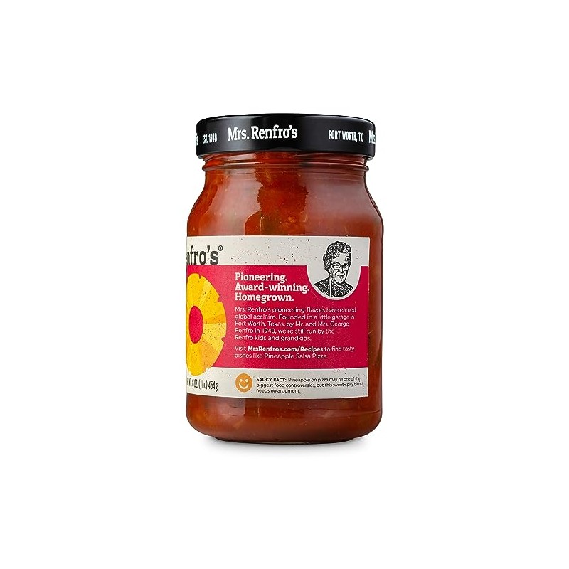 Mrs. Renfro’s Pineapple Salsa – Gluten Free (16-oz. jars, 2-pack)
