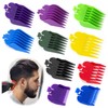 MUNSKT 10PCS Professional Hair Clipper Guards Combs, Replacement Spares Haircut