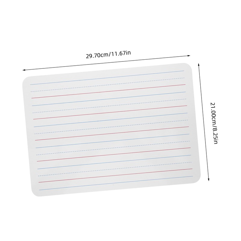 Operitacx Dry Erase Board with Lined for Kids Dry Erasable