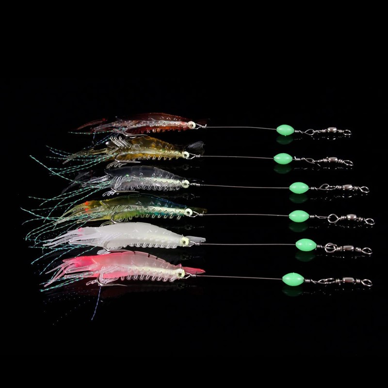 Luminous Soft Shrimp Baite Luminous Bionic Shrimp Bionic Shrimp Soft