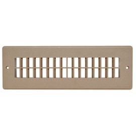 Valterra A10-3365VP Light Brown Heat and A/C Floor Register (2-1/4" x 10")