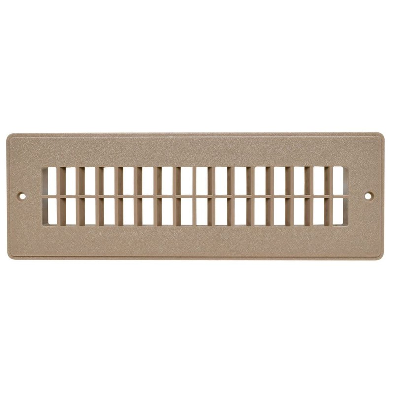 Valterra A10-3365VP Light Brown Heat and A/C Floor Register (2-1/4"