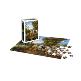 Calypto Jan Brueghel 3907001 Noah's Ark, 1000 Piece Puzzle with Soft Touch, Art Puzzle with Velvety Surface, for Adults and Children from 9 Years