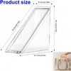 FeBohao Sandwich Container with Lid Triangle Sandwich Box Clear Plastic