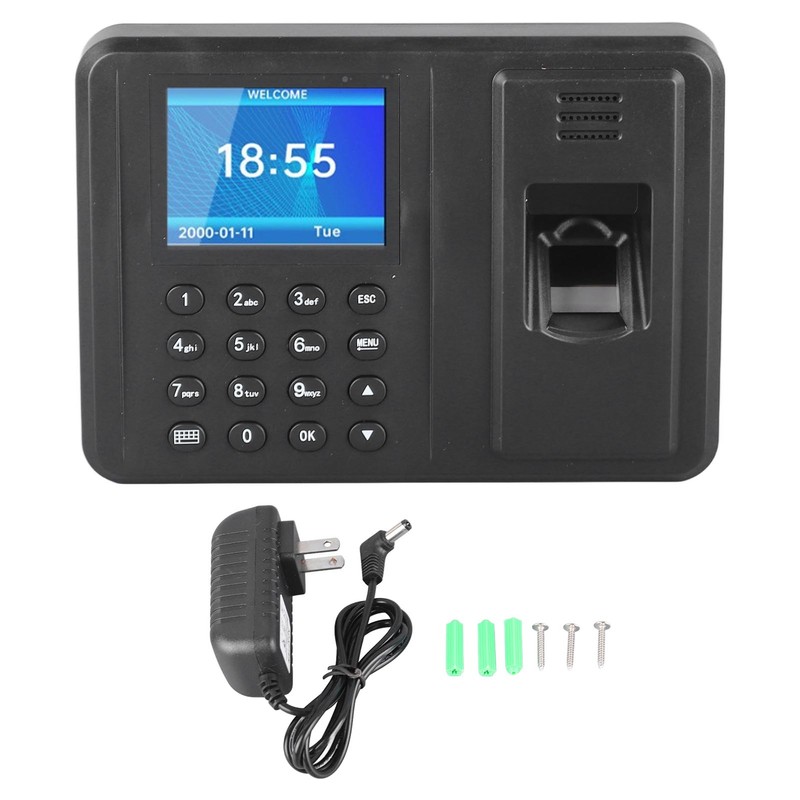 Fingerprint Attendance Machine Time Clock Punch Machine Office Time Card