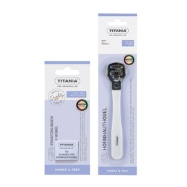 Titania Cone Cutter Cone Cutter Blade Set Removal of dead skin cells on the heels and soles of the feet / 티타니아 콘커터 콘커터날 세트 발 발뒤꿈치 발바닥 각질 굳은살 제거