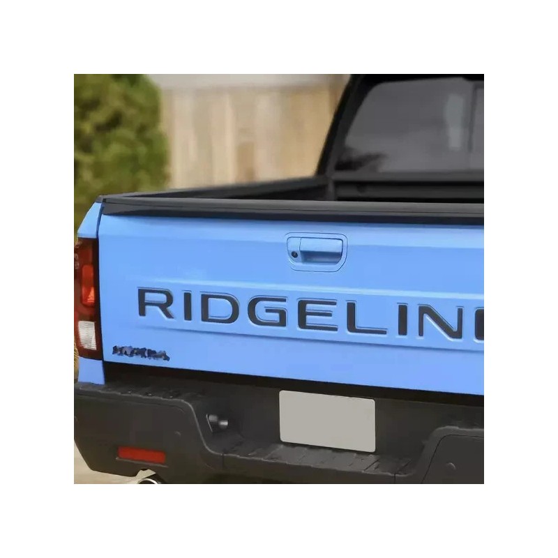 TD 3D BLACK ABS Plastic RAISED TAILGATE LETTERS FOR RIDGELINE