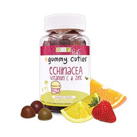 Gummy Cuties Gummy Cuties Kid's Daily Echinacea Gummies - Echinacea, Vitamin A, C, E, Zinc to Boost Immunity - Gluten Free, Non-GMO, Natural Colors & Preservative Free, Chewable - 1 Pack -60 Count