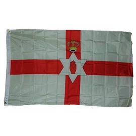 JumpingLight 3x5 Northern Ireland Irish Nylon Polyester 100D Flag 3x5 Banner Brass Grommets - Quality Flags