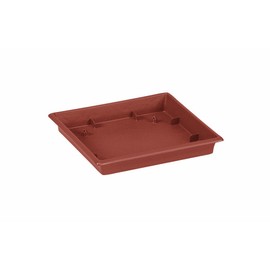 Emsa Flower Pot Saucer Square Terracotta Terra Grande, 29 x 29 cm
