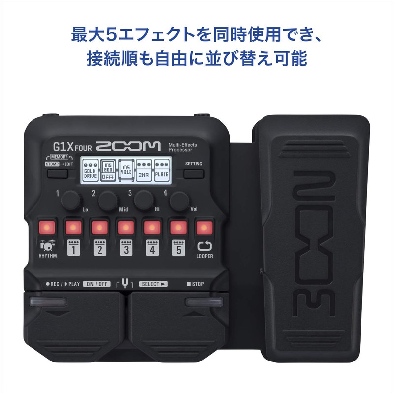 ZOOM G1X FOUR Multi-Effector for Guitar
