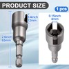 Pndeyo Wing Nut Socket, Steel Power Wing Nut Driver Set,