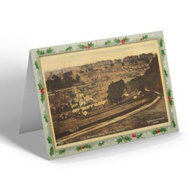 CHRISTMAS CARD - Vintage Derbyshire - Derwent View, Milford (Derby) (b)