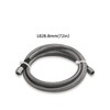 Steel Braided Turbo Oil Feed Line -4AN, Pressure Stainless Remote