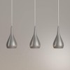 Home Decorators Collection 3-Light Matte Nickel Multi Pendant