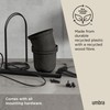 Umbra Triflora Hanging Planter for Window, Indoor Herb Garden, Set