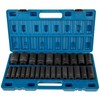 VEVOR Drive Impact Socket Set, SAE 1/4"-3/4" and Metric 6-19mm,