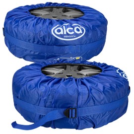 alca Germany Car Spare Wheel Covers Tyre Carry Bags 16"-22" Large Storage Transport Protectors Set of 4 A563410