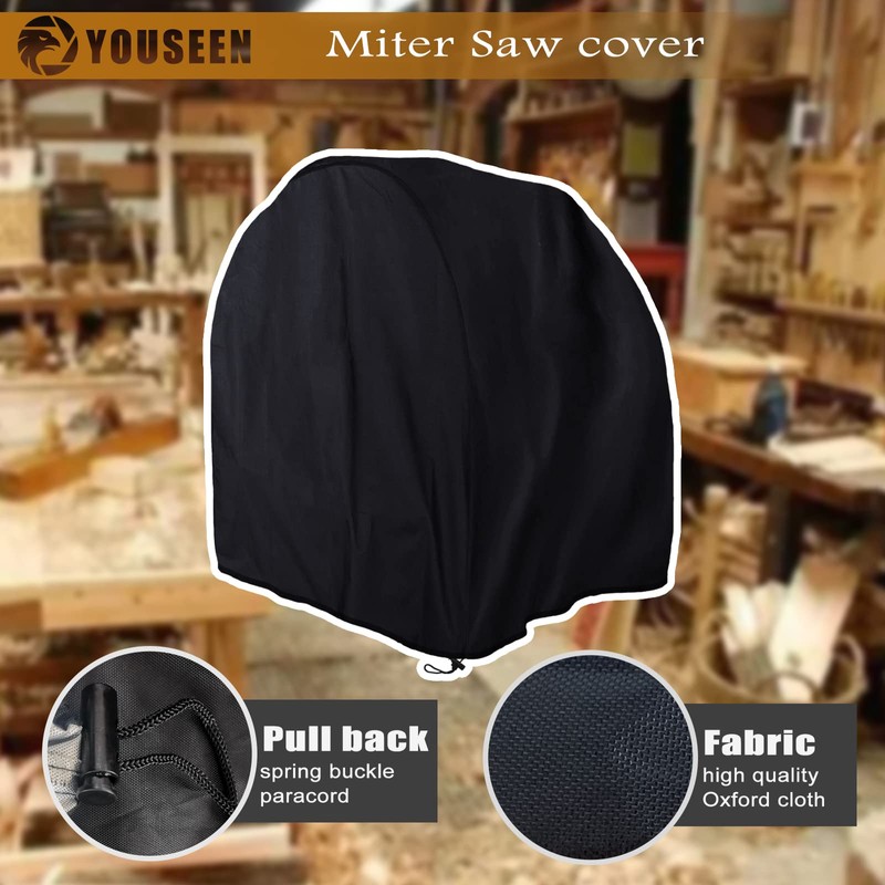 Power Miter Saws Cover,28L*24W*28H inch,High Density Waterproof Oxford cloth, suitable
