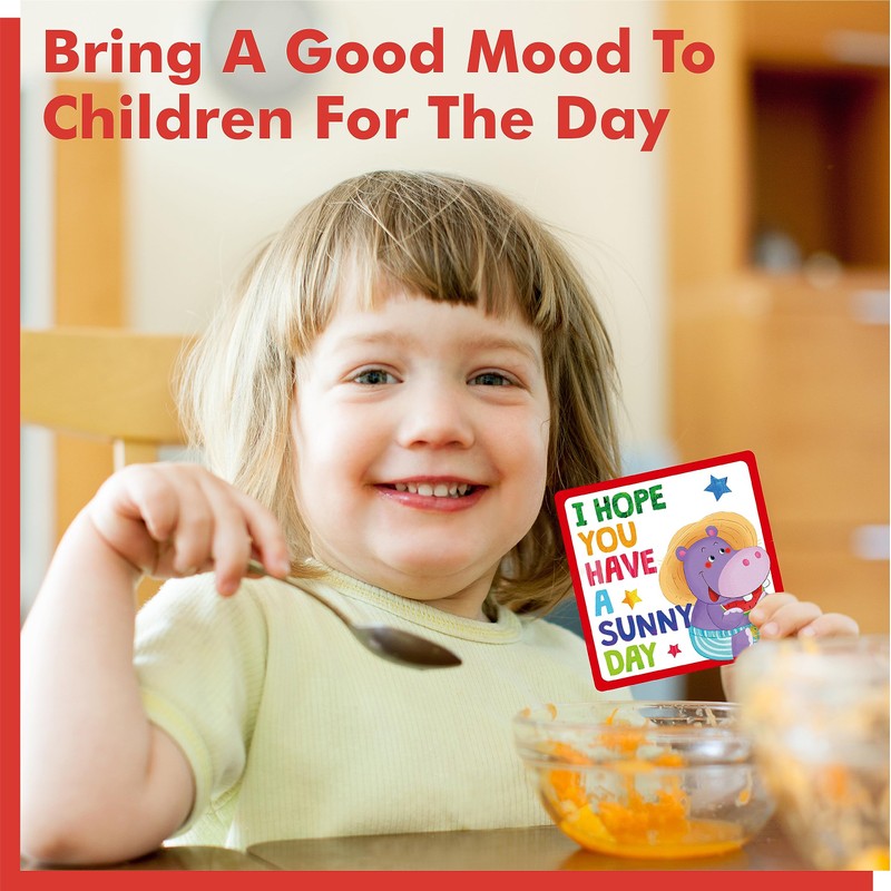 Gethelud 80 PCS Lunch Box Notes for kids, Inspirational Words