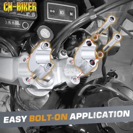 CB Handlebar Clamp Risers 7/8" Bars Kit 30mm Height For HONDA CRF250F 2019-2024