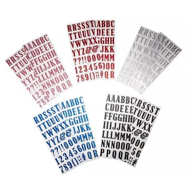 American Crafts Alpha Foam sticker bundle new