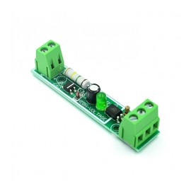Hailege AC 220V (1 Channel) Optocoupler Module AC Optocoupler AC Current Sensing Module 3-5V or PLC MCU PLC 24V Level Power Supply