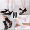 3 Pairs of Socks with Ruffles Women's with Bows, Ruffle