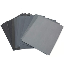 LotFancy Sandpaper 80 to 3000 Grit, 30PCS, 9 x 11" Dry Wet Sand Paper Assortment, Silicon Carbide Sanding Sheet, for Metal Sanding, Automotive Polishing, Wood Furniture, Wood Turing Finishing