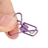 100 Pcs Binder Clips Hollow Heart Shape Strong Clamping Force