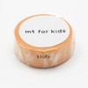 カモ井加工紙 mt for kids いろ・黄テープ 幅15mm×7m巻き MT01KID008
