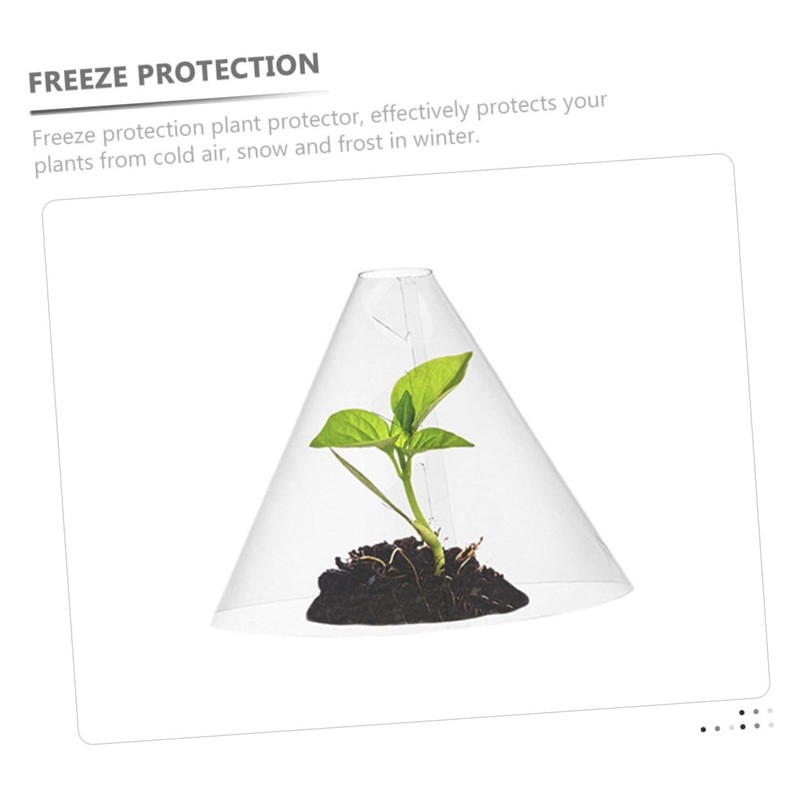 Operitacx 10 pcs Transparent Plant Covers Bell Shaped Protective Cloches