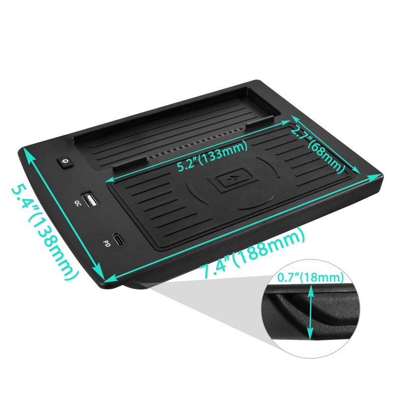 KEWISAUTO Wireless Charger for Honda Accord 2018 2019 2020 2021