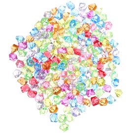 Toddmomy 1 Bag Board Game Stone Resin Crystal Stone Colorful Crafts Stone Rocks Tokens Vase Filler for Fish Tank Flower Pot Decor 100g