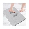 wnomdy Bath Stone Mats Diatomaceous Earth, Fast Water Drying,Non-Sli