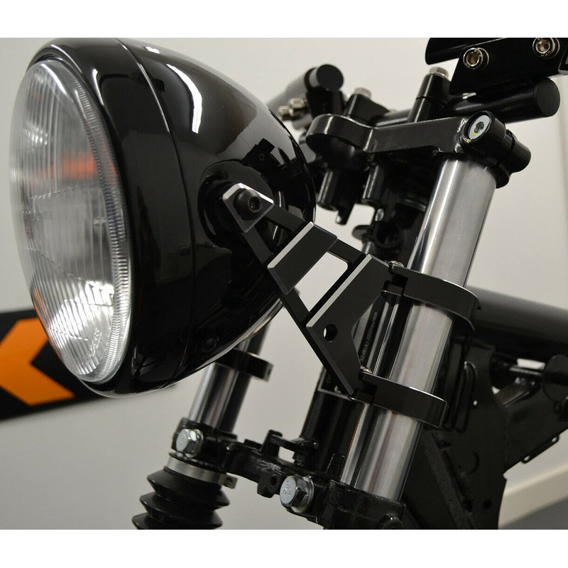 Headlight Holder 55-57 mm with Fork Clamps for Motorcycle CNC