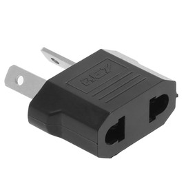 Adapter Plug Adaptor Type I 2-Pin to Type A - Type C, Black