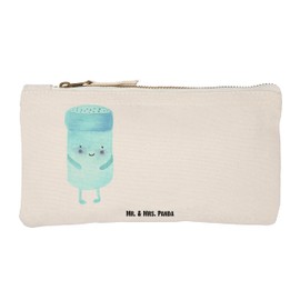 Mr. & Mrs. Panda M Make-Up Bag BestFriends-Salt, White, Hand drawn