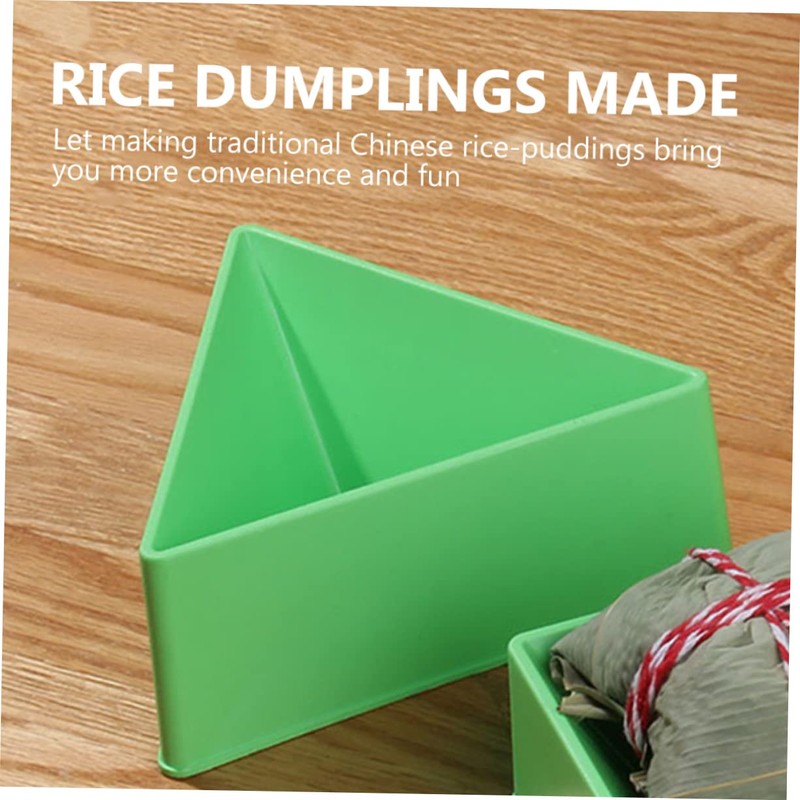 Mikinona 2pcs Triangle Rice Dumpling Molds Mold Rice-Pudding Making for