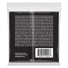 Ernie Ball Regular Slinky - Cuerdas de guitarra eléctrica de acero inoxidable, calibre 10-46 (P02246)