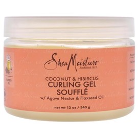Shea Moisture Coconut & Hibiscus Curling Gel Souffle, 12 Ounce