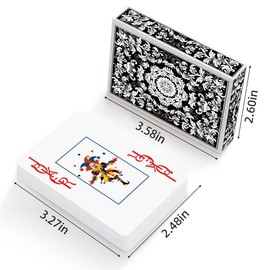 Playing Cards,Deck of Cards,Playing Cards 2 Pack,Poker Cards Professional Set,Jumbo Index Large Print Playing Cards for Adults Seniors,Card games for Family Game Night Party Casino,Black and Gold
