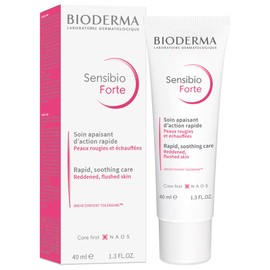 BIODERMA, Crema Facial, Sensibio Forte, Calmante de Accin Inmediata, Reduce el Enrojecimiento, para Piel Sensible, 40ml                               
