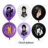 Kit de Globos | Decoración de Cumpleaños Wednesday (Merlina) |