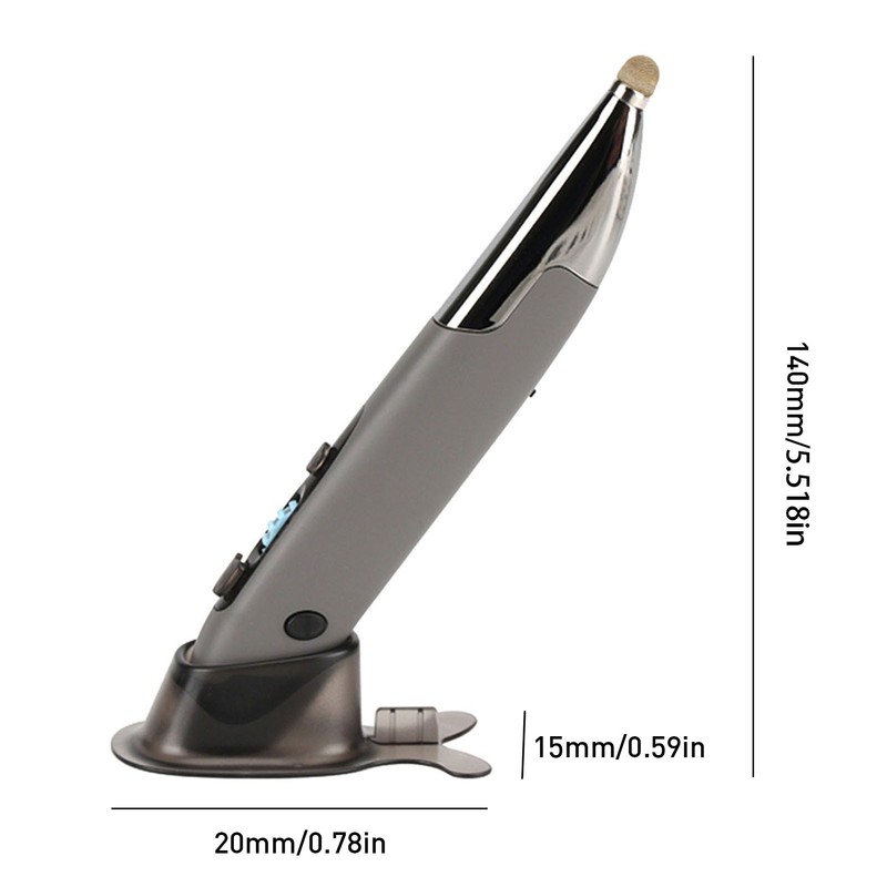 2.4G Wireless Mouse Pen 4 Keys Vertical Pen-Shaped Stylus BT