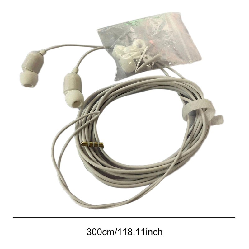 Ear Buds with Long Wired Cord | Noise Canceling Earphones