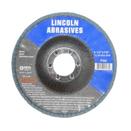 60 Pack Flap Discs 80 Grit 4.5" x 7/8" Sanding Wheels
