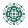 Teal, Copper Hints, Sienna Marble Design, Fabric, 100% Cotton, Stonehenge