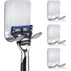 Ganchos Adhesivos para Pared de Acero Inoxidable